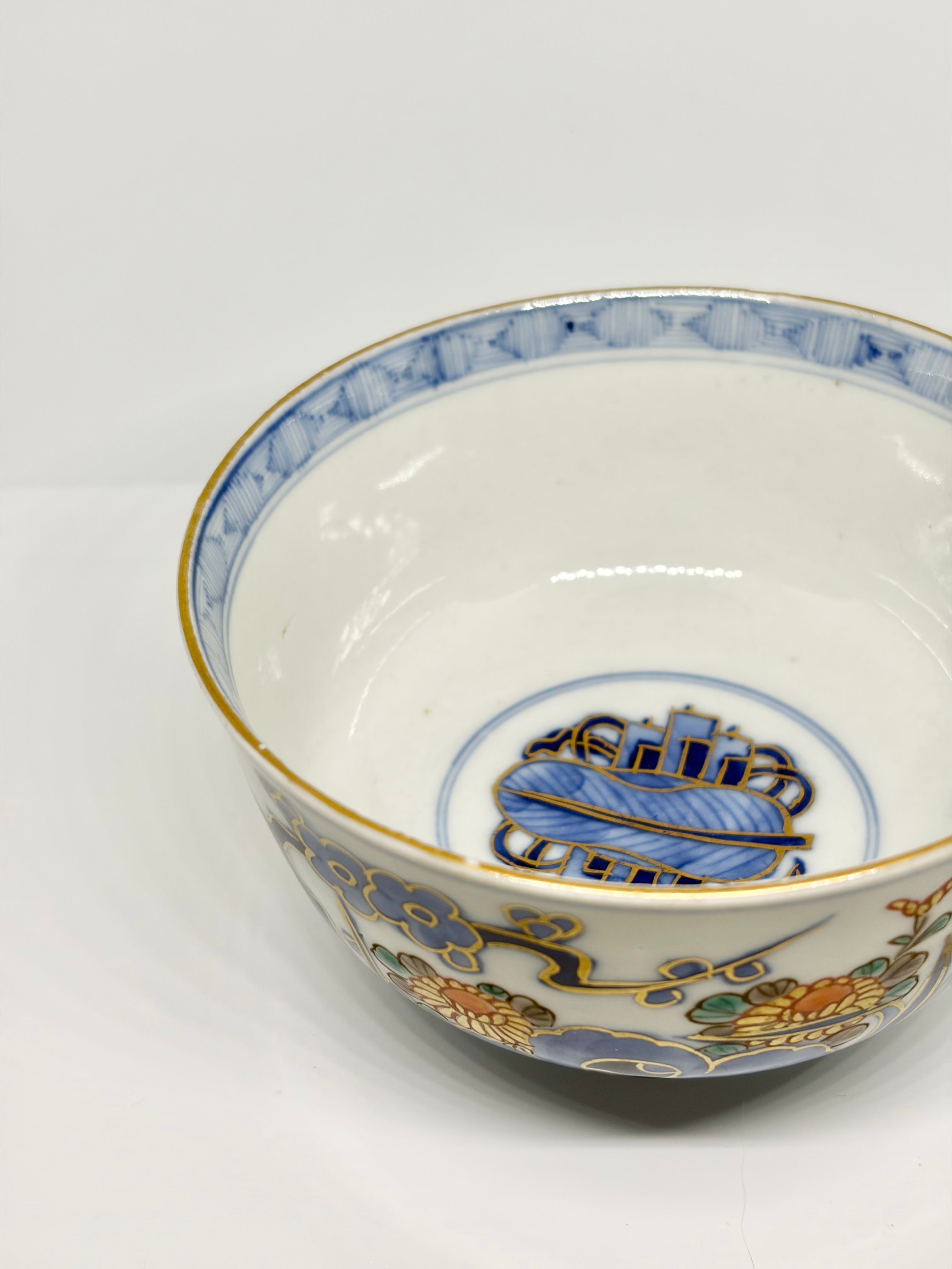 Golden Chrysanthemums Imari Bowl