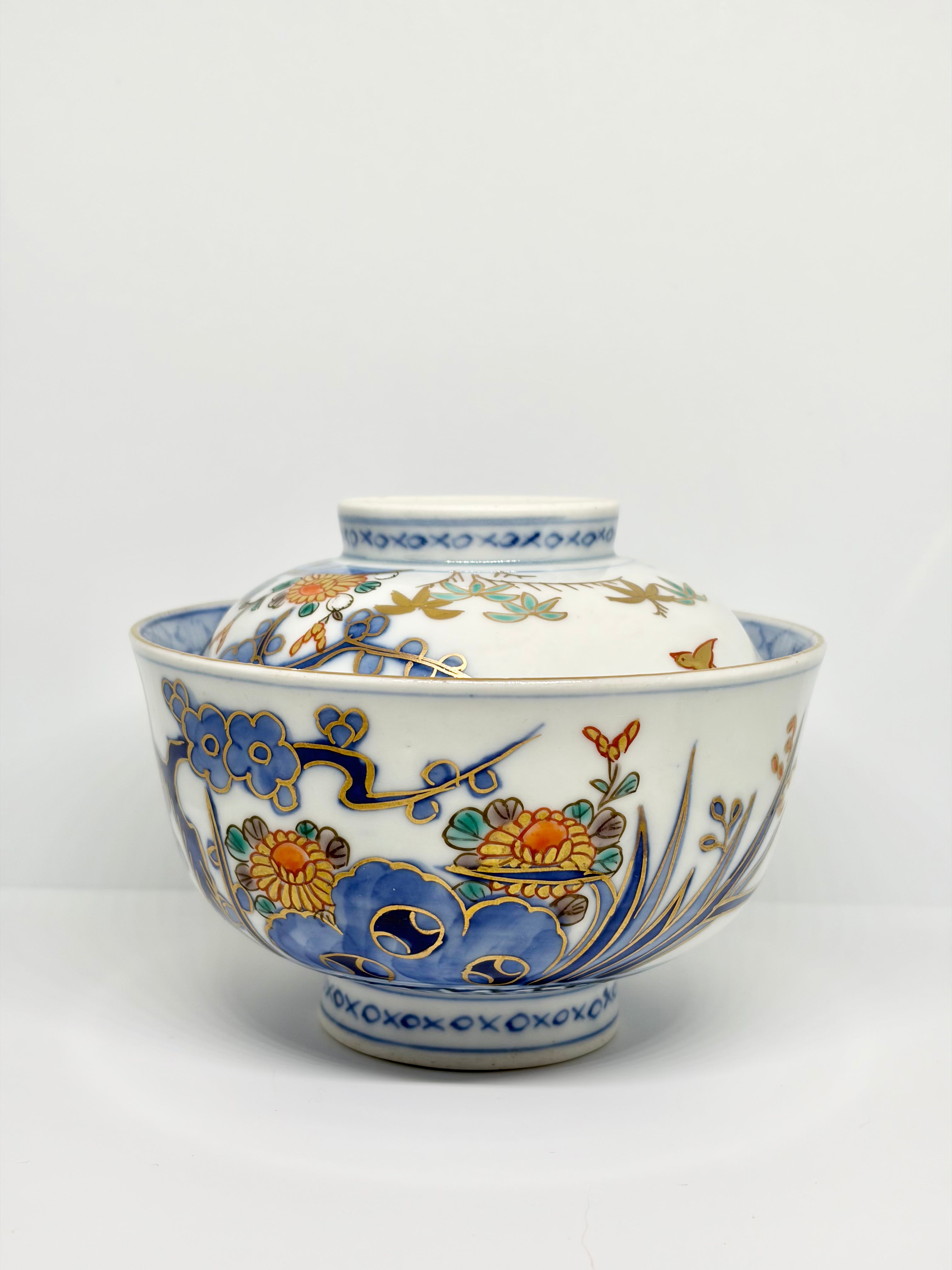 Golden Chrysanthemums Imari Bowl
