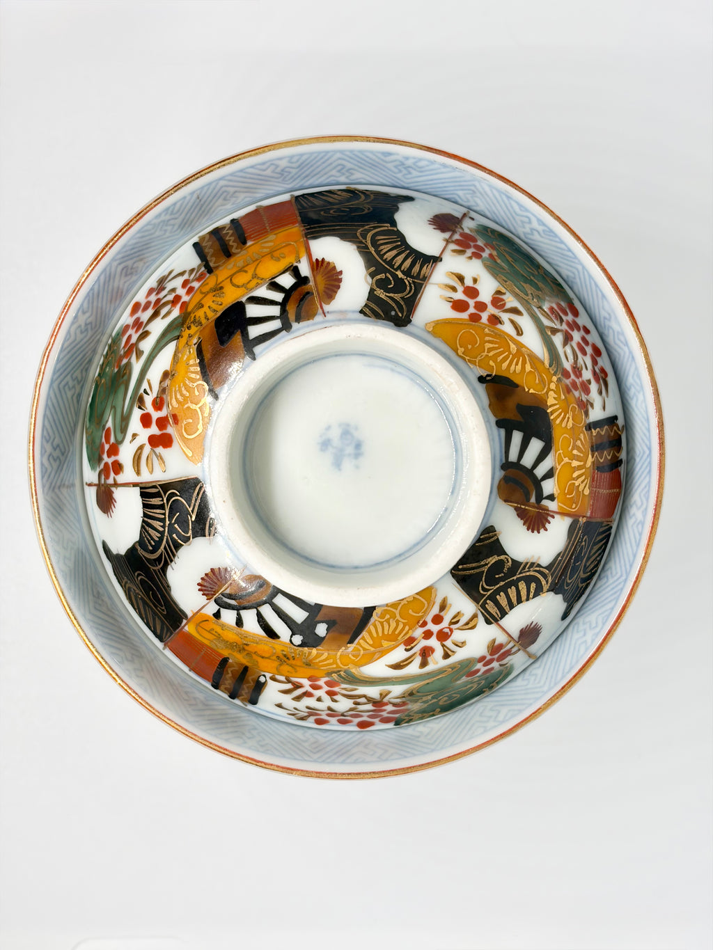 Kinrande Patchwork Garden Imari Bowl