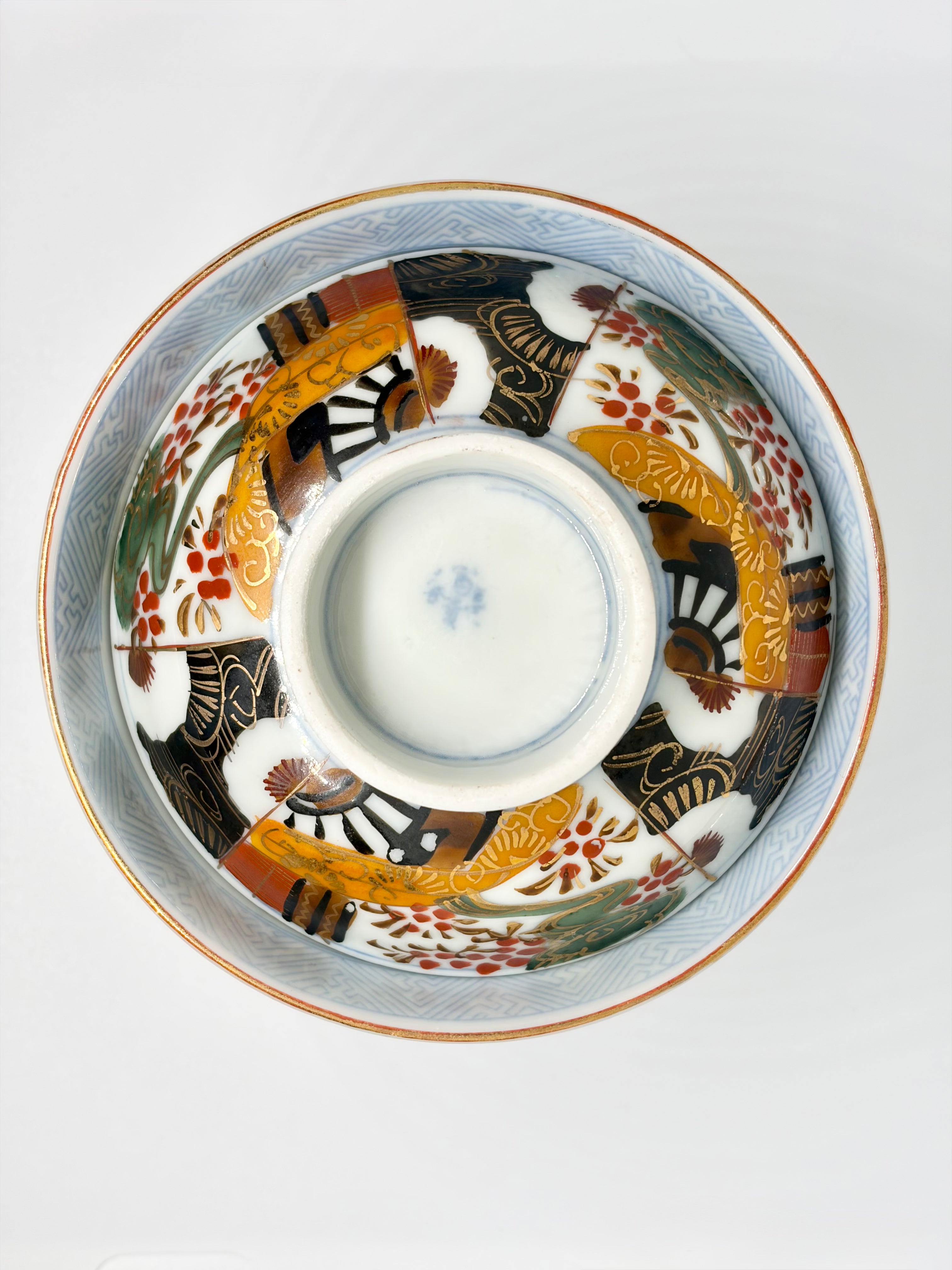 Kinrande Patchwork Garden Imari Bowl